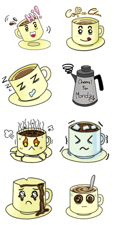 Coffee Cup Stickers screenshot-4