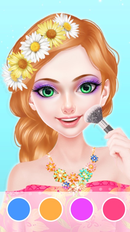 Summer Girl Makeup and Dressup screenshot-3