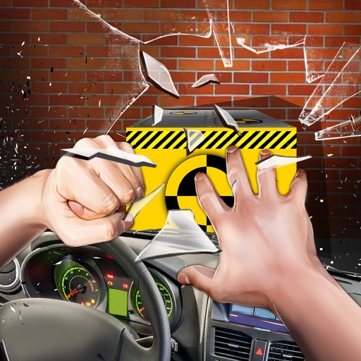 VR Car Crash Test Simulator Icon