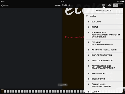 ecolex - ZS Wirtschaftsrecht screenshot 4