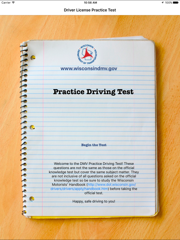 WI DMV Driver Practice Test App Price Drops