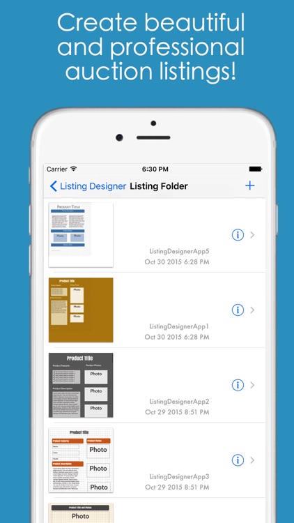 Auction Listing Designer screenshot-0