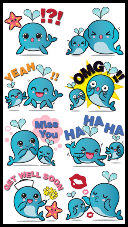 Whales Stickers