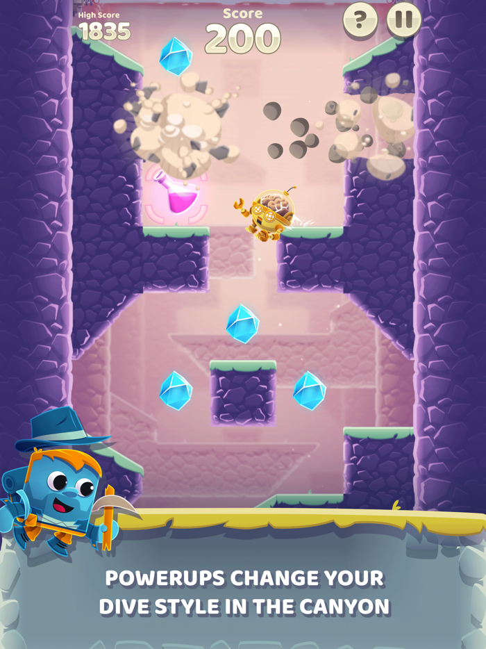 Canyon Crash Fall Down