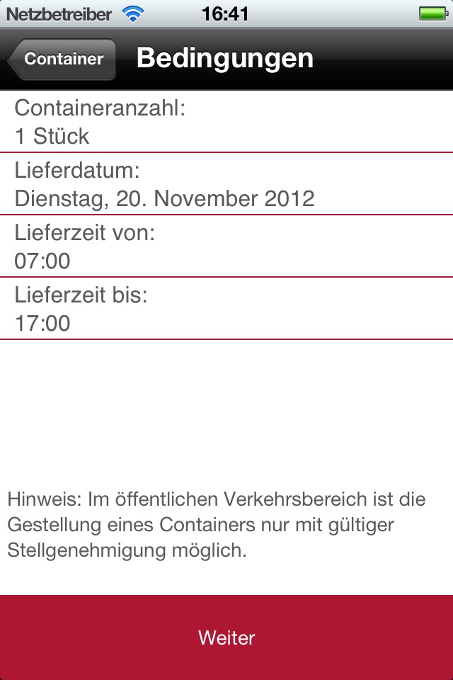 Osterried Container App screenshot 4