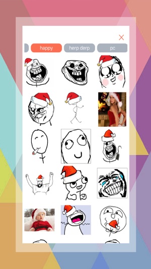 Xmas Meme Generator-Sticker Creating App(圖2)-速報App