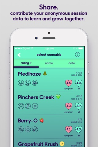 releaf app - cannabis tracking screenshot 4