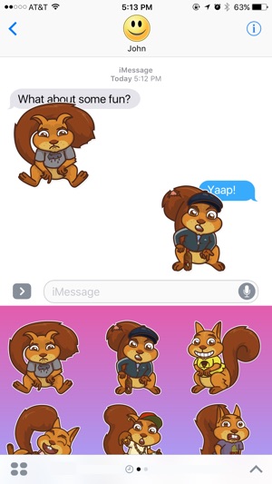 Wild Squirrel Stickers(圖2)-速報App