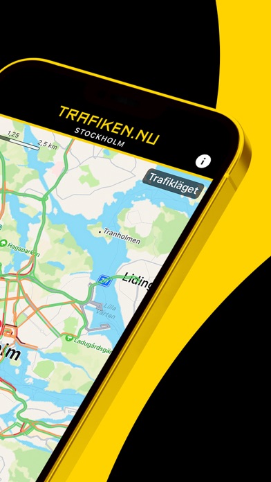 Trafiken.nu i Stockholm screenshot 2