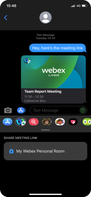 ‎Webex Meetings Screenshot