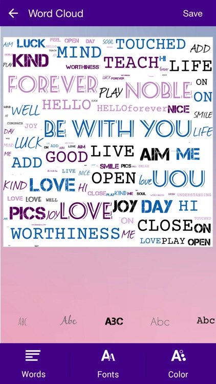 Word Cloud - Text Collage pro