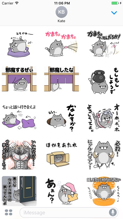 Lyha The Brown Funny Cat Japanese Sticker Vol 2