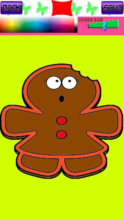 Game Gingerbread Coloring Page Free Edition