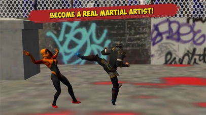 Ninja Kung Fu Street Fighting Challenge 3D Full Screenshot 4