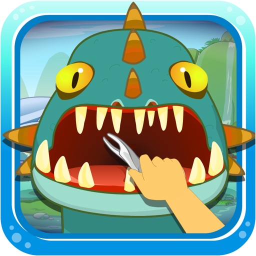 Dinosaur Dental Surgery-fast speed game Icon