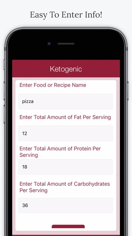 Ketogenic Diet Calculator