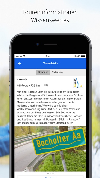 Radfahren an der Bocholter Aa