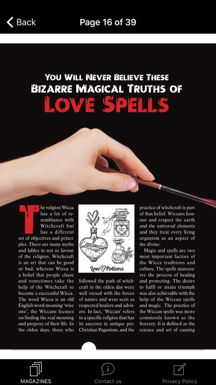 Wicca Magazine screenshot-3