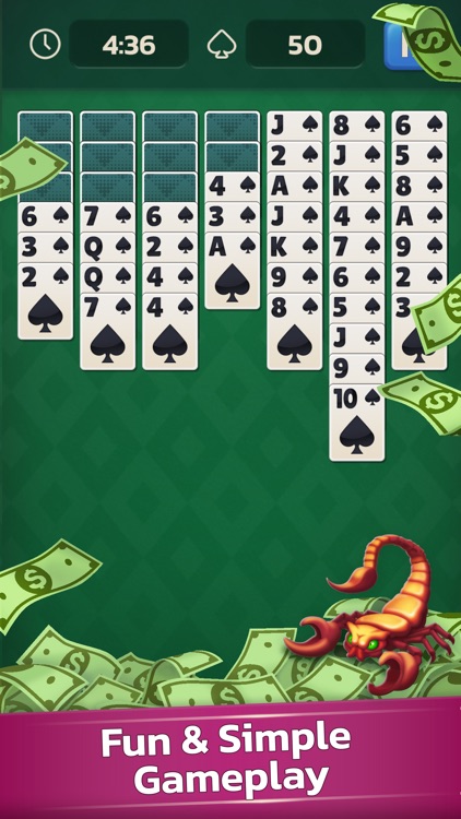 Scorpion Solitaire Skillz Game screenshot-0