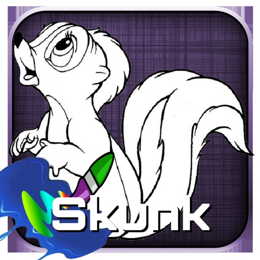 Skunk Painting For Kid