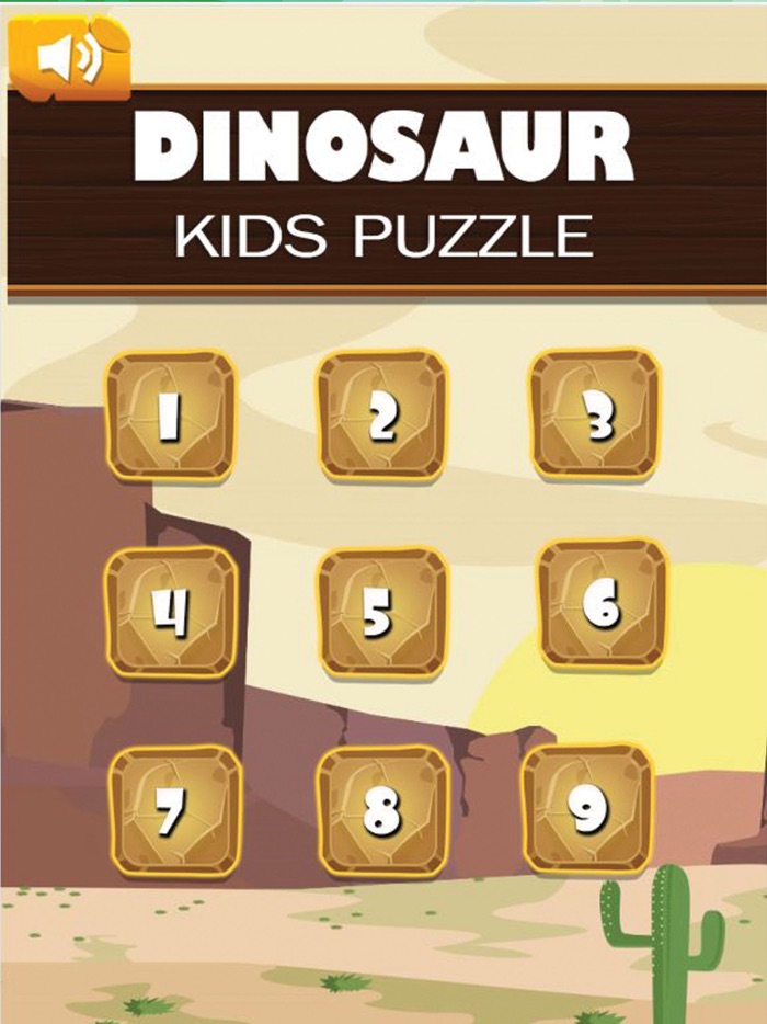 Dinosaur Memory Puzzle Game for kid