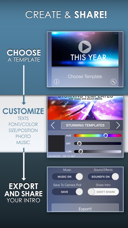 Intro Designer for iMovie and Youtube