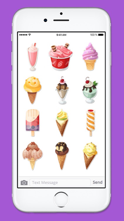 Ice Cream Lover Sticker Pack screenshot-3