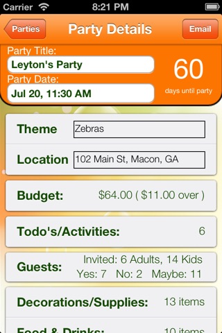 iParty screenshot 4