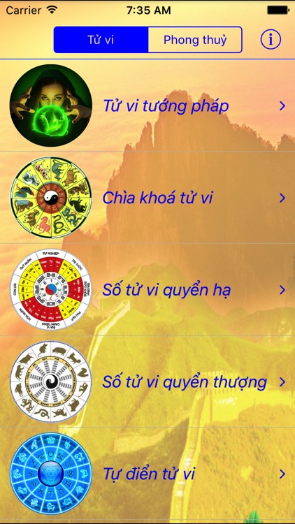 Tử vi - Phong thuỷ