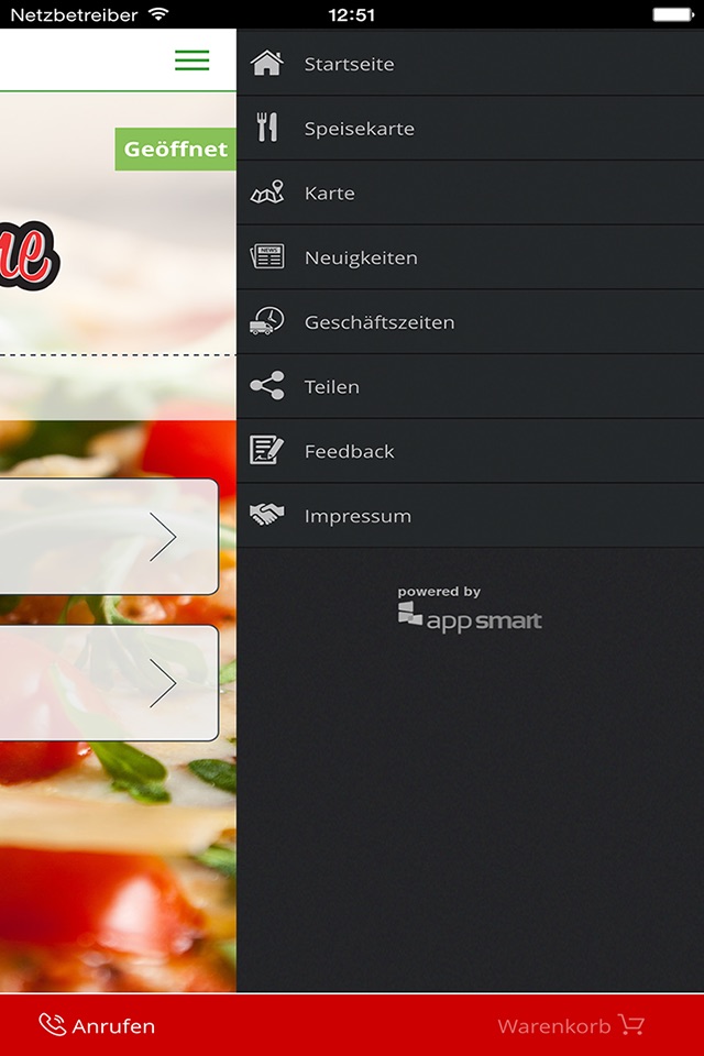 Pizzafone screenshot 3