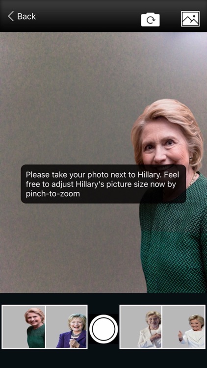 HollywoodSelfie:HillaryClinton screenshot-4