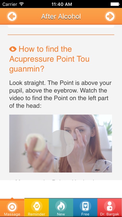 NO Headache - Instant Acupressure Massage Points