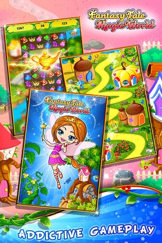 Fairy Tale Exciting Magic World - Match 3 Game screenshot 4