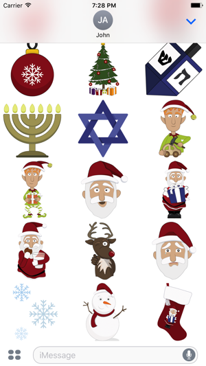 Animated Holiday Stickers for Christmas & Hanukkah(圖3)-速報App