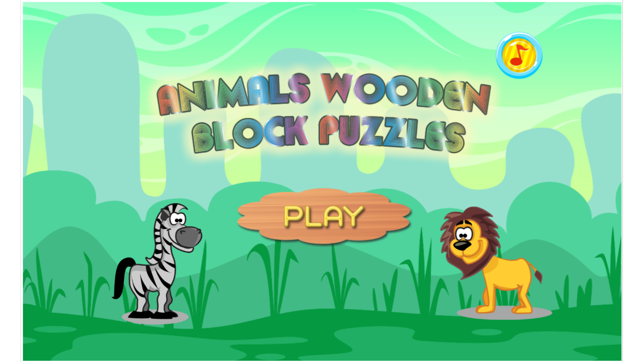 Animals Wooden Block Puzzles : Learning 