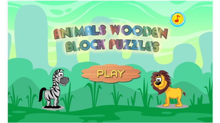 Animals Wooden Block Puzzles : Learning Games