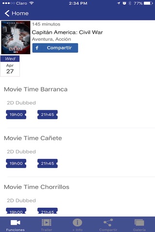 MovieTime screenshot 3