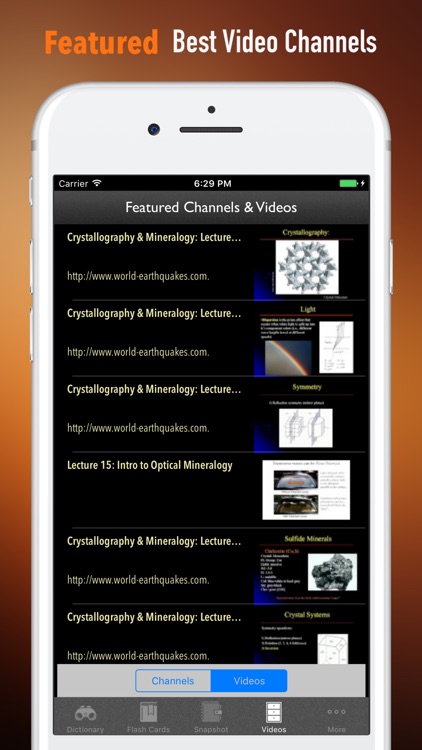 Mineralogy Glossary-Study Guide and Terminology