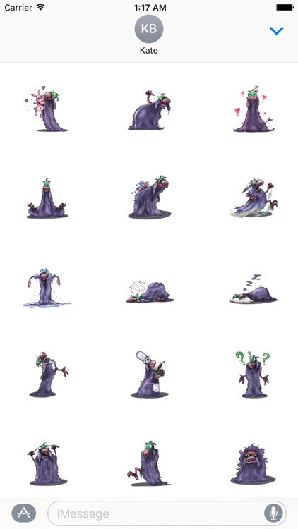Funny Monster Stickers