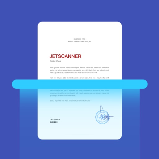 Jet Scanner | Photo to PDF, scan image documents iOS App