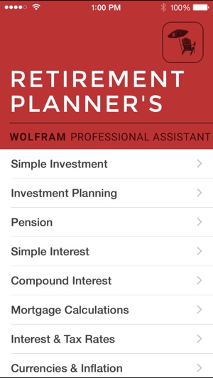 Wolfram Retirement Planners Professional