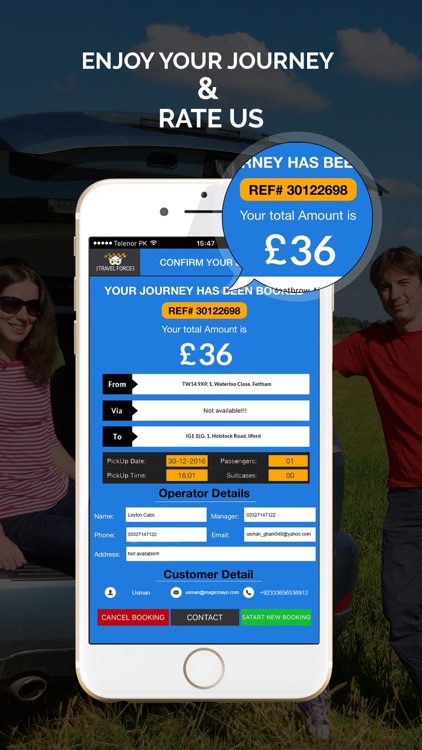 Travel Force - book minibus taxi in london & uk screenshot-4