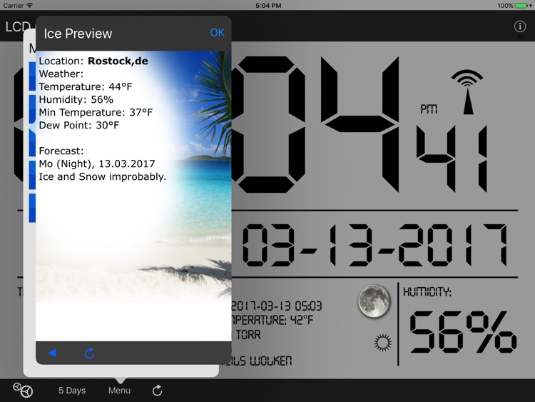 LCD Wallclock+Weather screenshot-3