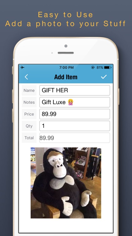 Storage Items Manage- Stuff Organizer & Statistics