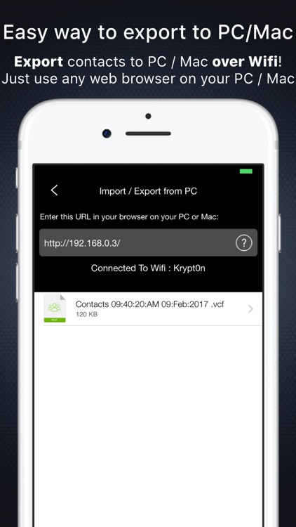 Super Backup: Import / Export All Contacts from PC