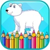 Drawing Coloring Book Game Snows Bear Edition