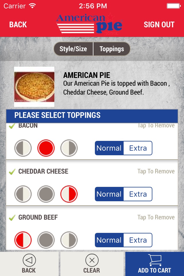American Pie Pizza App screenshot 4