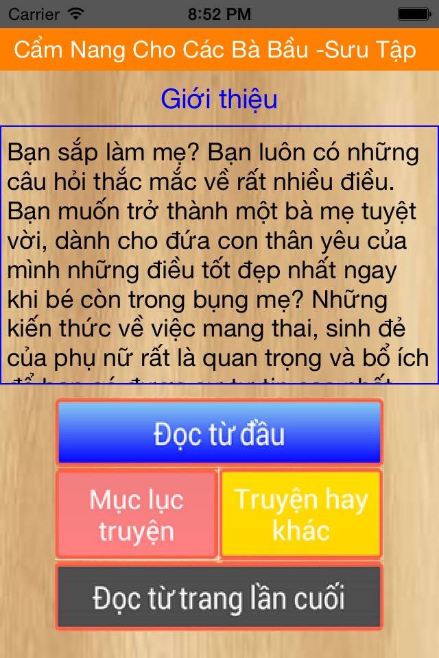 Cẩm Nang Bà Bầu screenshot 2