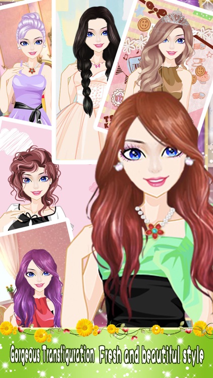 Princess shiny dress - Makeup plus girly games