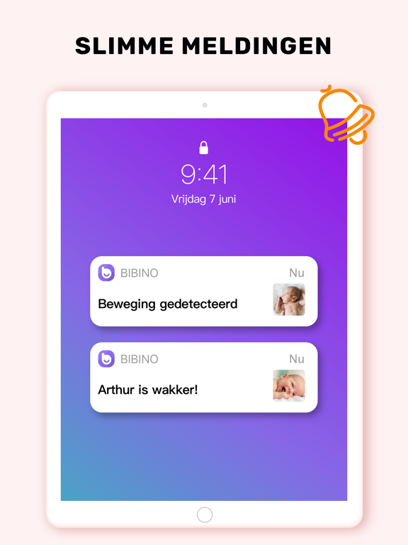 Bibino: Babyfoon Nanny Cam iPad app afbeelding 6